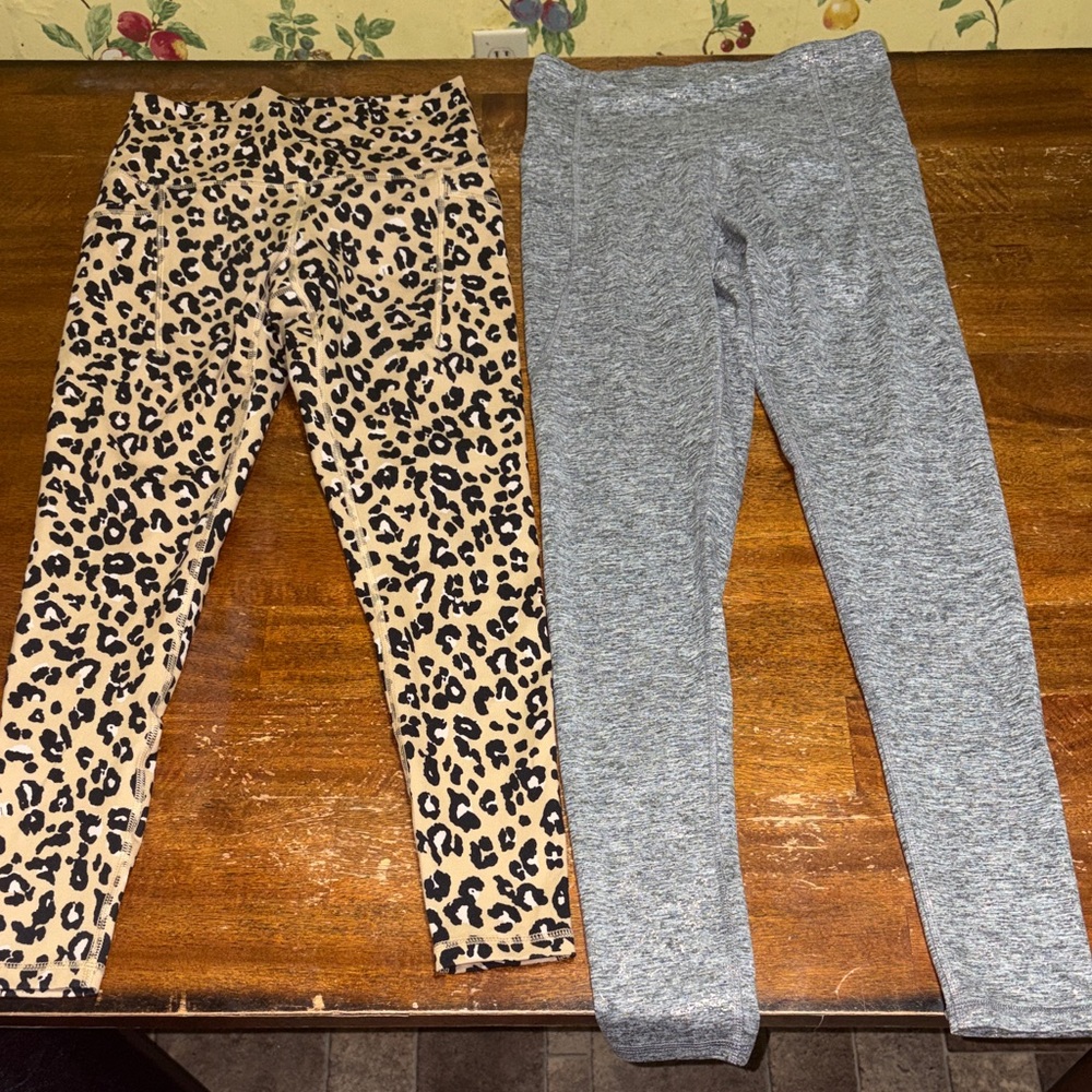 Champion Leopard Print and Gray Women’s Leggings